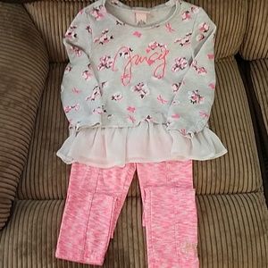 Girls size 6 Juicy Couture outfit